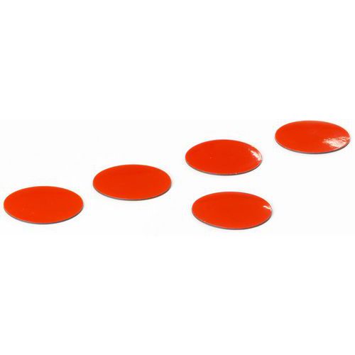 Juego de 5 símbolos de círculo rojos - Smit Visual