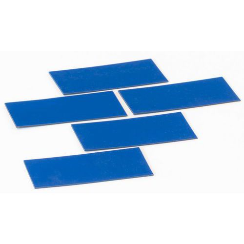 Juego de 5 símbolos de rectángulo azules - Smit Visual