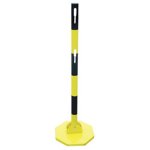 Poste de cadena - Metal - Con base abatible Poste de cadena - Metal - Con base abatible