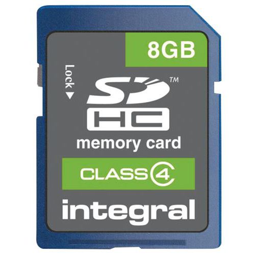 Tarjeta de memoria SDHC Integral clase 4