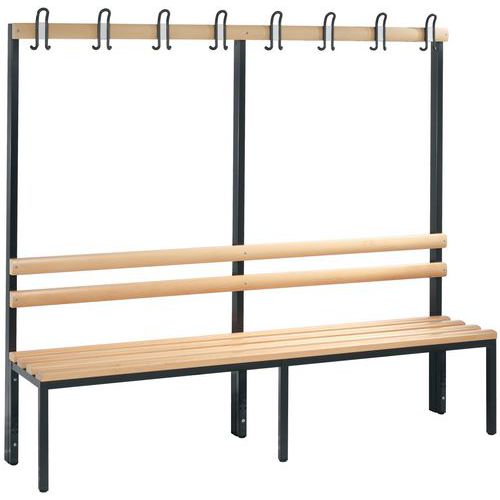 Banco de madera con colgadores CP - De 4 a 8 colgadores - Una cara - CP Banco de madera con colgadores CP - De 4 a 8 colgadores - Una cara - CP