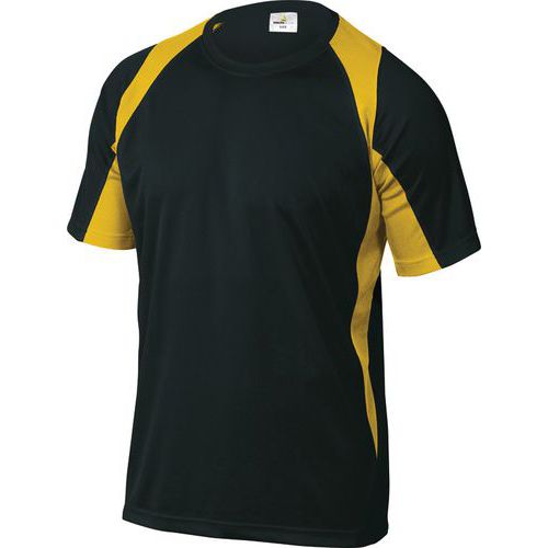 Camiseta de trabajo Bali - Negra/amarilla