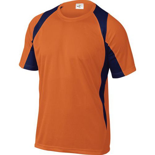 Camiseta de trabajo Bali - Naranja/azul