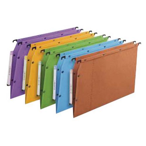 Carpeta colgante de papel kraft con botones de presión ultimate - Para armario - Fondo V Carpeta colgante de papel kraft con botones de presión ultimate - Para armario - Fondo V