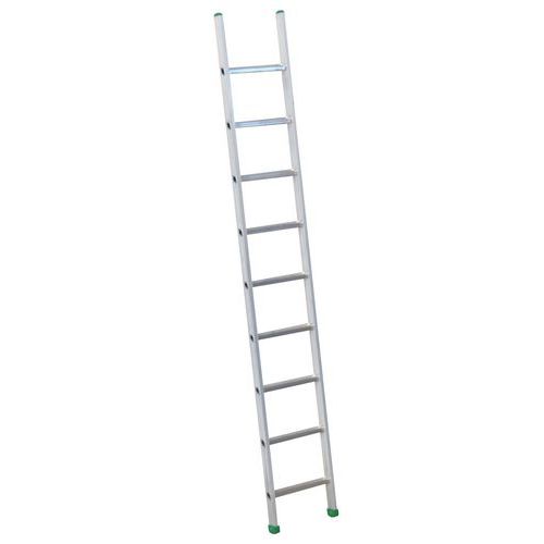 Escalera simple de aluminio Prima - De 5 a 9 peldaños inclinados - Facal