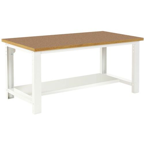 Banco de trabajo Cubio con balda fija - Anchura 200 cm - Arphenol Banco de trabajo Cubio con balda fija - Anchura 200 cm - Arphenol