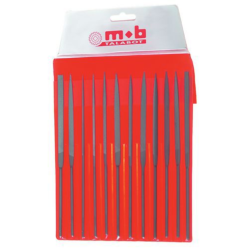 Juego de 12 limas agujas- longitud 140 mm - Mob Juego de 12 limas agujas- longitud 140 mm - Mob