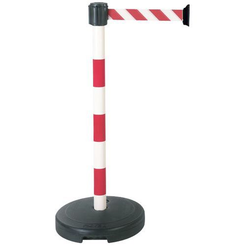 Poste con base y correa - Con lastre - Novap