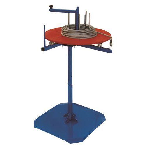 Devanador de bobinas - Sobre pedestal