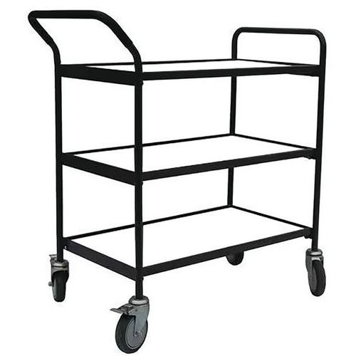 Carro con bandejas de madera - Capacidad 200 kg - Manutan Expert