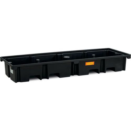 Cubeta colectora de polietileno para palés 425/4e - 2 x 120 x 80 cm - Cemo Cubeta colectora de polietileno para palés 425/4e - 2 x 120 x 80 cm - Cemo