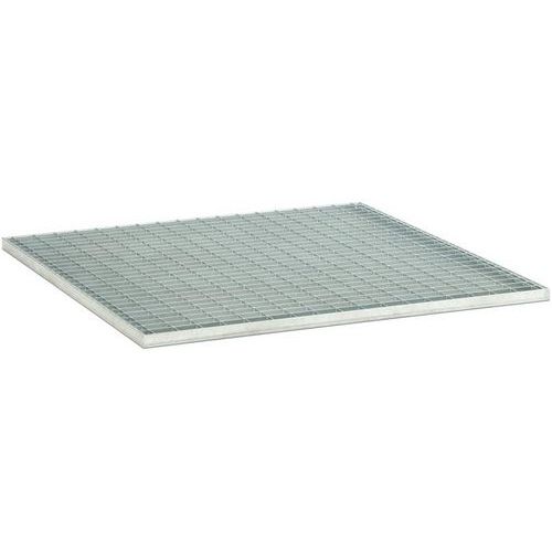 Rejilla de acero galvanizado para cubetas para palés de polietileno - Cemo