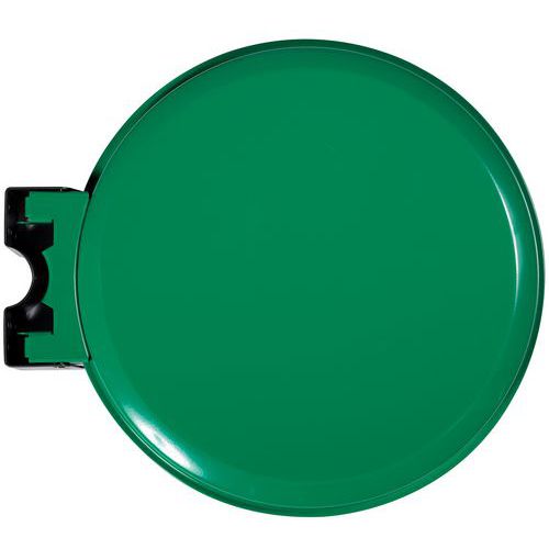 Soporte para bolsas de basura con tapa para el exterior - 110 L - Manutan Expert