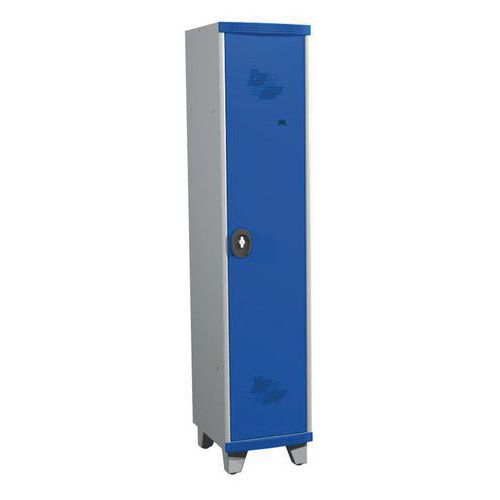 Vestuario 1 columna Seamline Optimum® - Columna de ancho 400 mm - Con patas - Acial