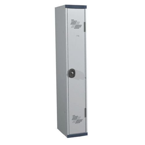 Taquilla de 1 columna Seamline Optimum® de 300 mm de ancho con base - Acial