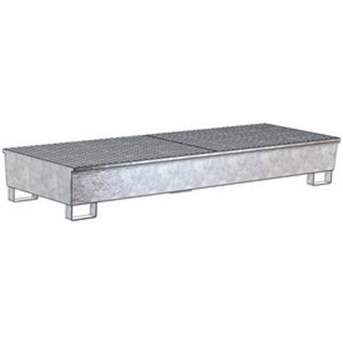 Bandeja colectora cónica de acero - 440 L - Manutan Expert