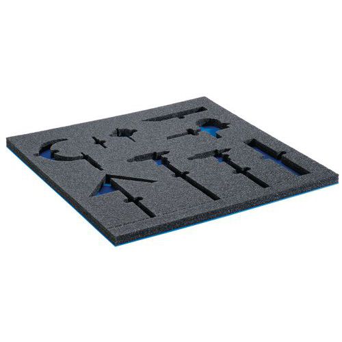 Espuma precortada y alfombra - Para cajones de 102 cm