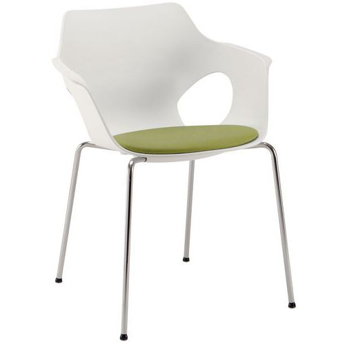 Silla de diseño redondeado - Asiento ancho - Linea Fabbrica