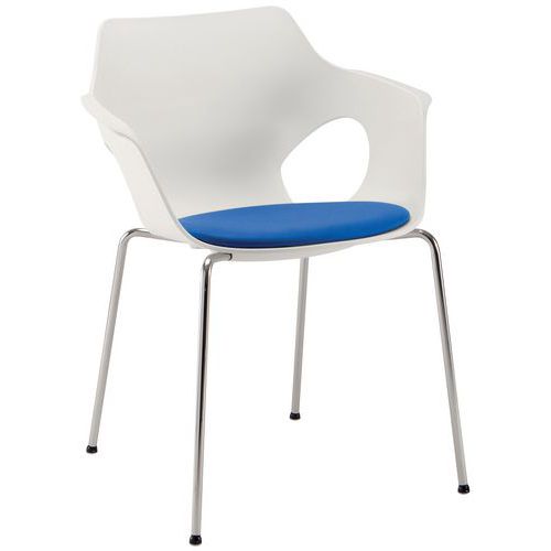 Silla de diseño redondeado - Asiento ancho - Linea Fabbrica