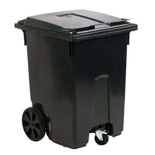Contenedor de basura y reciclaje exterior
