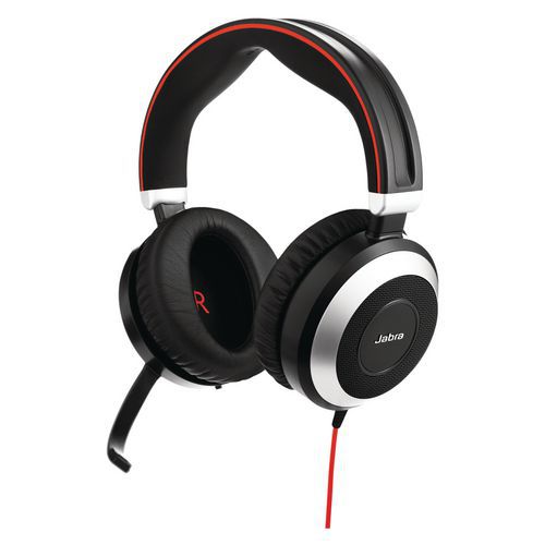 Microauriculares Jabra Evolve - 80 UC Duo