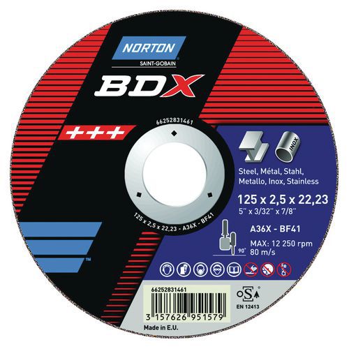 Discos para cortar y desbarbar - Ø 125 y 230 mm