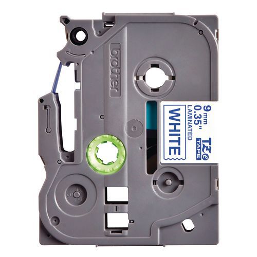 Cassette de cinta para etiquetadoras Brother - Ancho 9 mm