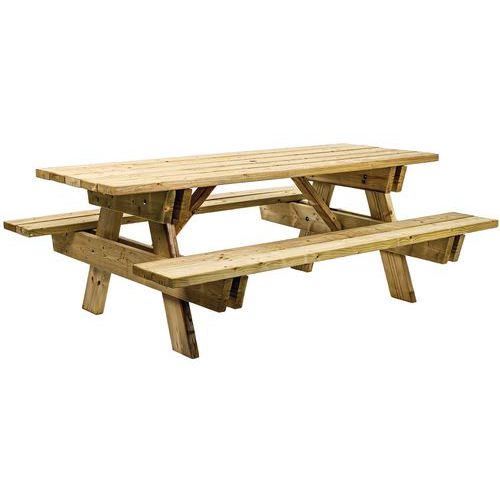 Robusta mesa de picnic de 110 kg - Manutan Expert