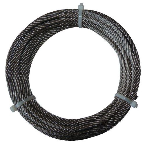 Cable de acero galvanizado en rollo - 12 metros