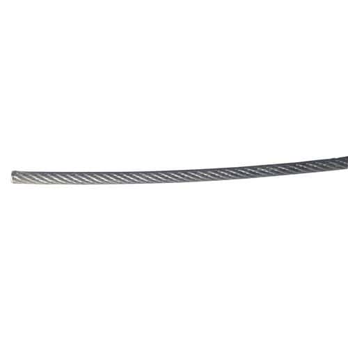 Cable de acero con revestimiento de PVC cristal, en enrollador - Capacidad de 50 a 480 kg