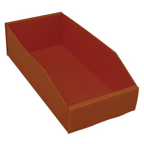 Caja desplegable con abertura frontal - Longitud 380 mm - De 5 L a 17 L