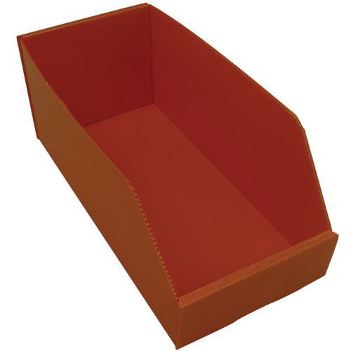Caja desplegable con abertura frontal - Longitud 380 mm - De 5 L a 17 L