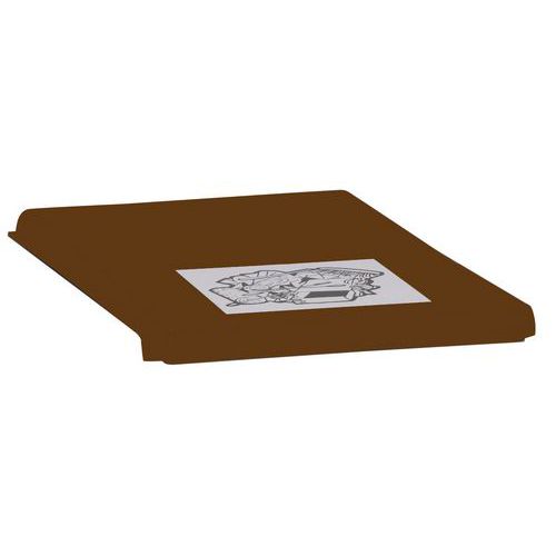 Tapa de plástico para sistema de recogida selectiva - Capacidad 40 L