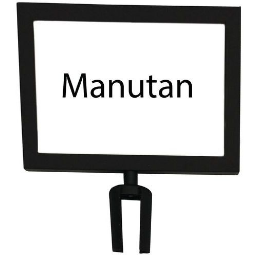 Panel portacarteles para poste - Manutan Expert