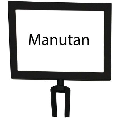 Panel portacarteles para poste - Manutan Expert