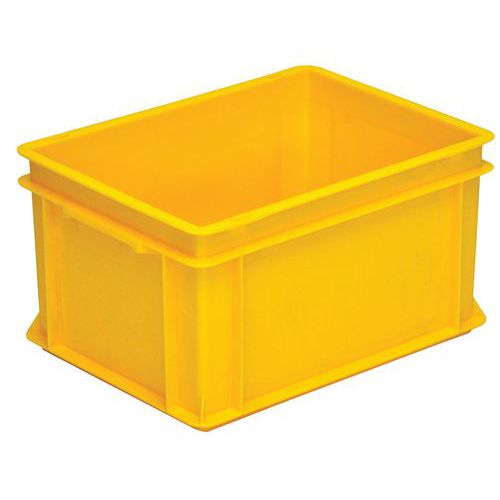 Caja apilable norma Europa color amarillo RAKO - de 10 a 42 L