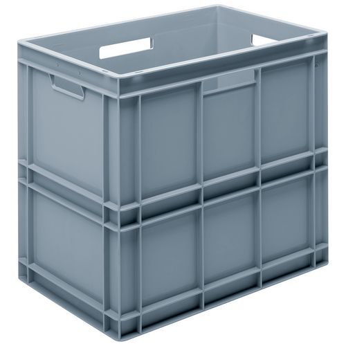 Caja apilable norma Europa color gris RAKO - de 45 a 100 L Caja apilable norma Europa color gris RAKO - de 45 a 100 L