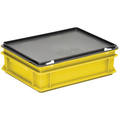 Cajas con tapa RAKO color amarillo - 400x300 mm - de 10 a 40 L