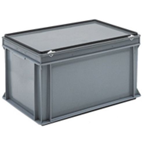 Cajas con tapa RAKO color gris - 600x400 mm - de 30 a 90 L
