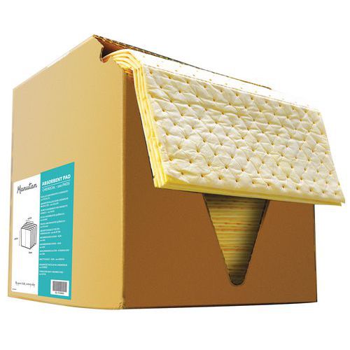 Absorbente para productos químicos SM - en hoja - Manutan Expert
