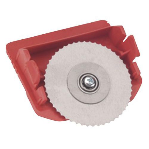 Casete y cuchilla para carro de corte horizontal
