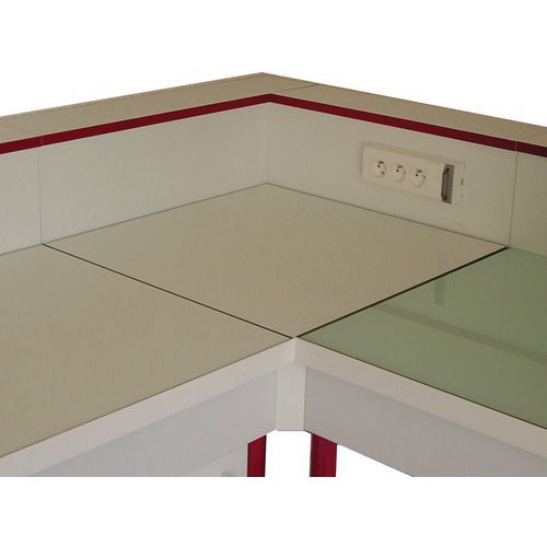 Mueble de ángulo modular para laboratorio - Gres - Sin respaldo