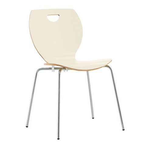 Silla café V 4 patas