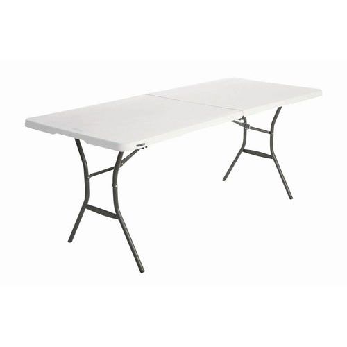 sueño Letrista Usual Mesa rectangular plegable en maleta Lifetime - Manutan.es