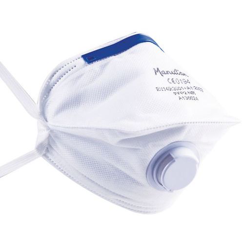 Semimáscara respiratoria plegable de uso único FFP2 - Manutan