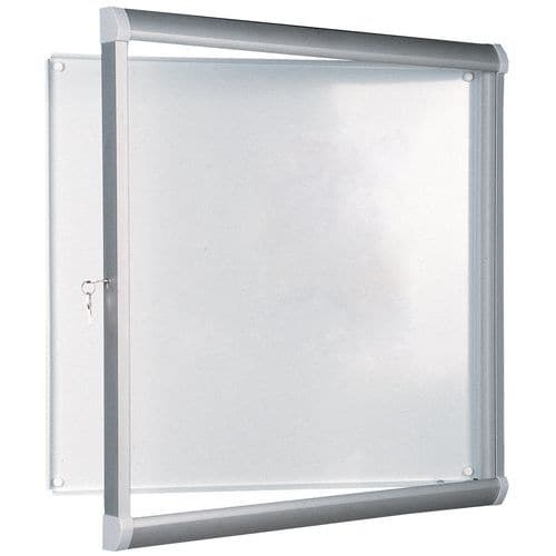 Vitrina de interior Design - Fondo de aluminio - Puerta de cristal de máxima seguridad