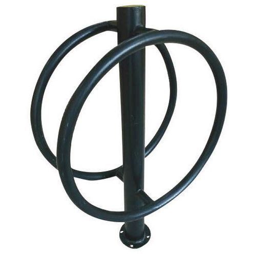 Soporte de bicicletas de diseño negro - 2 plazas