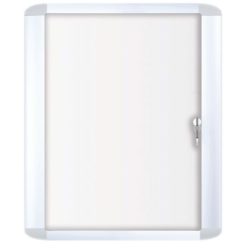 Vitrina de interior Mastervision - Fondo de aluminio - Puerta de cristal de máxima seguridad