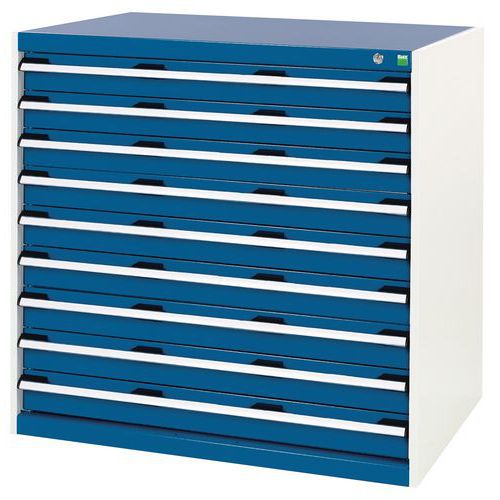 Armario de taller con cajones Bott SL-107 - Altura 100 cm