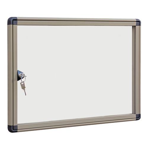 Vitrina de exterior Alcor - Fondo de aluminio - Puertas de plexiglás